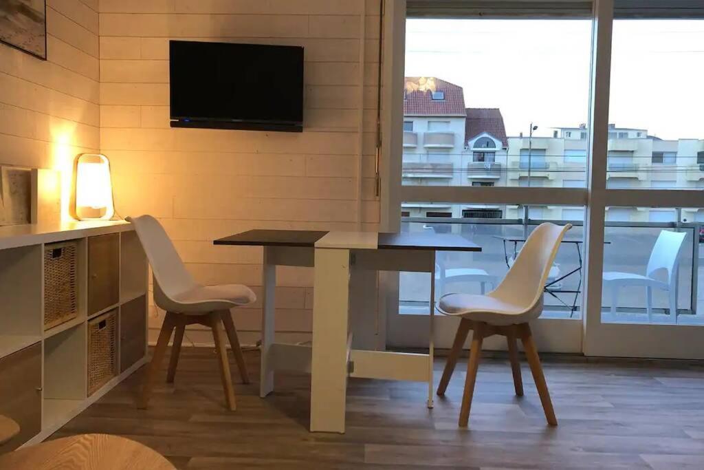 Studio, Proche Du Touquet, Tout Equipe A 100M De La Plage Стелла-Плаж Экстерьер фото